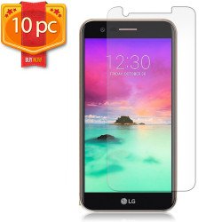 LG V5, K10 (2017), K20 Plus Tempered Glass Screen Protector 10pc (10pc Package)